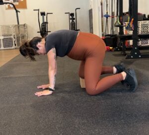 All Fours Hip Shifted Pelvic Tilts